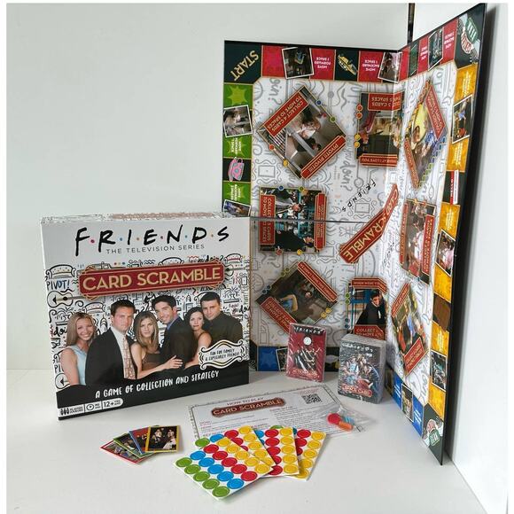 Friends Card Scramble Board Game, Party Game Officially Licensed, NIB - Picture 2 of 6